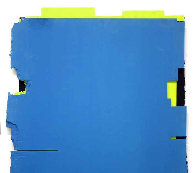 Legobild,2013,Pigment-Binder auf Holz,143 x 116 cm